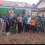 PJ Penyempen datangi Rumah Warga Rusak di hantam Angin Puting Beliung 
